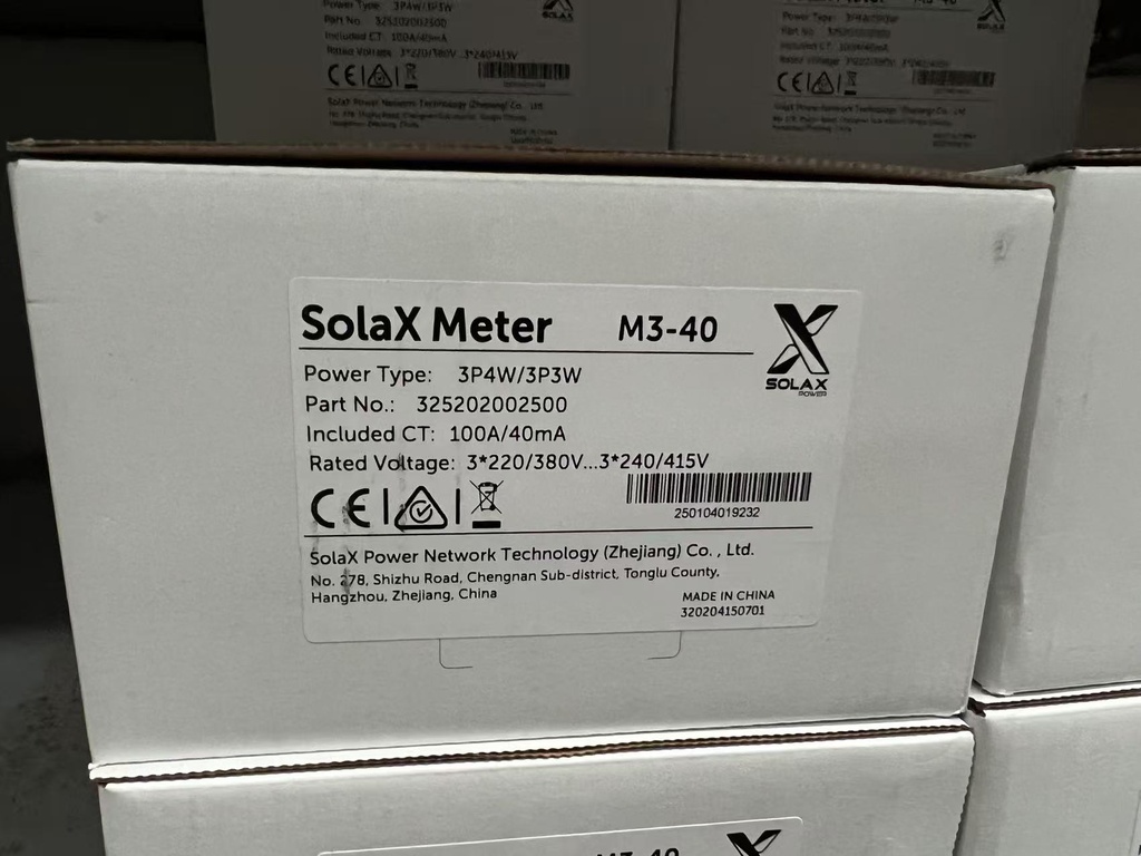 M3-40 (CT included) Solax Three Phase Electrical Meter With Ct 
