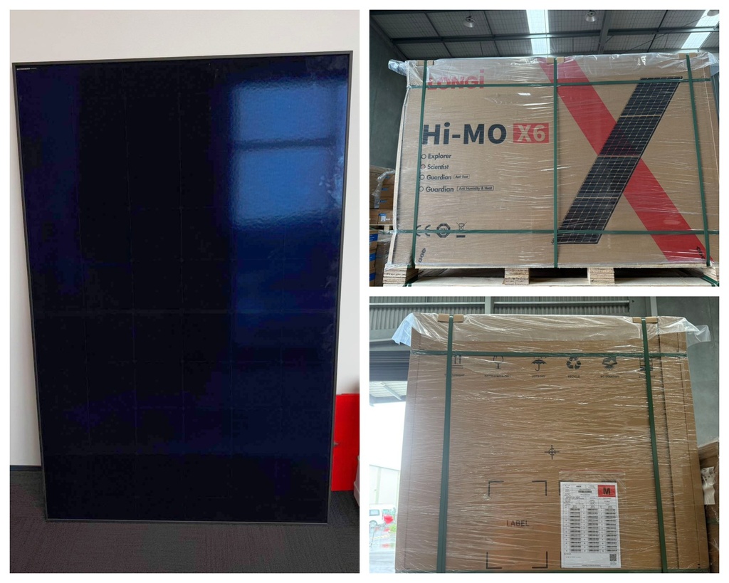 Longi Hi-MO X6 440W All Black Solar Panel (LR5-54HTB-440M, 36 pcs)