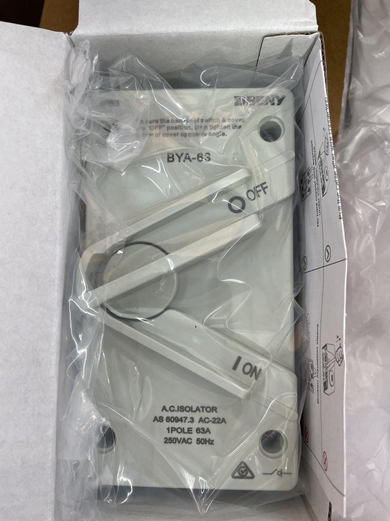 ZJBENY AC Isolator 1Pole 35A