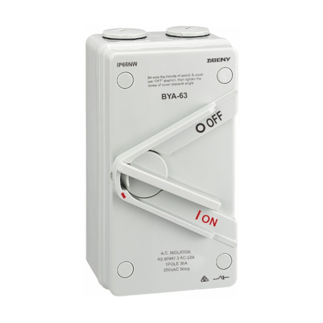 ZJBENY AC Isolator 1Pole 35A