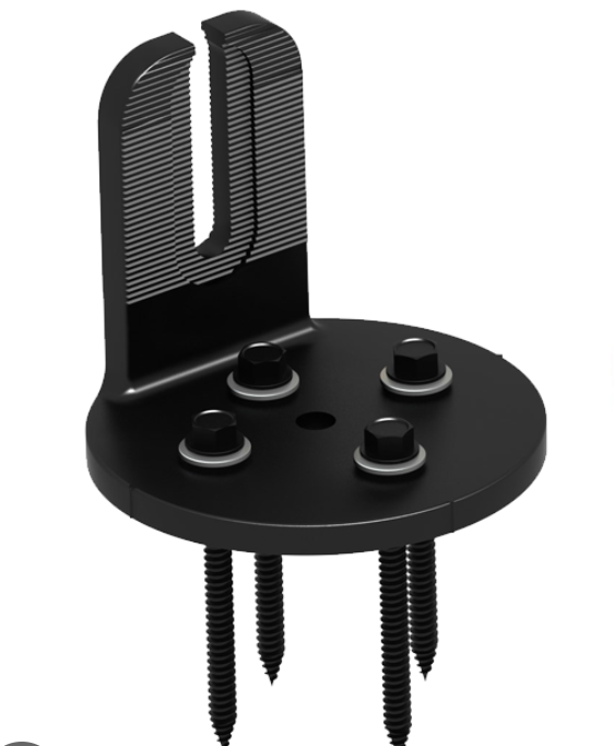 Asphalt/ Shingle Roof L feet / Black （MNG-SR-2#/Black）