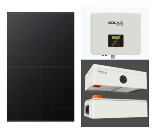 [SSP-HB1] 4.4kw Hybrid Solar System Packege with Battery Storage, SSP-HB1