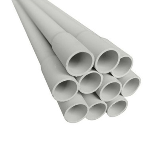 [Rigid Conduit 25mm/4m]  25mm Heavy Duty Solar Rigid Conduit (Grey) 10pcs/bag